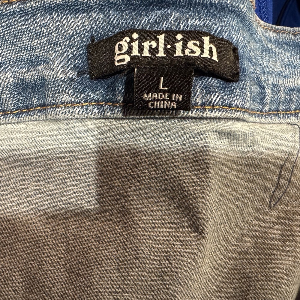 Stylish Blue Denim Button-Front Dress - Picture 3 of 4